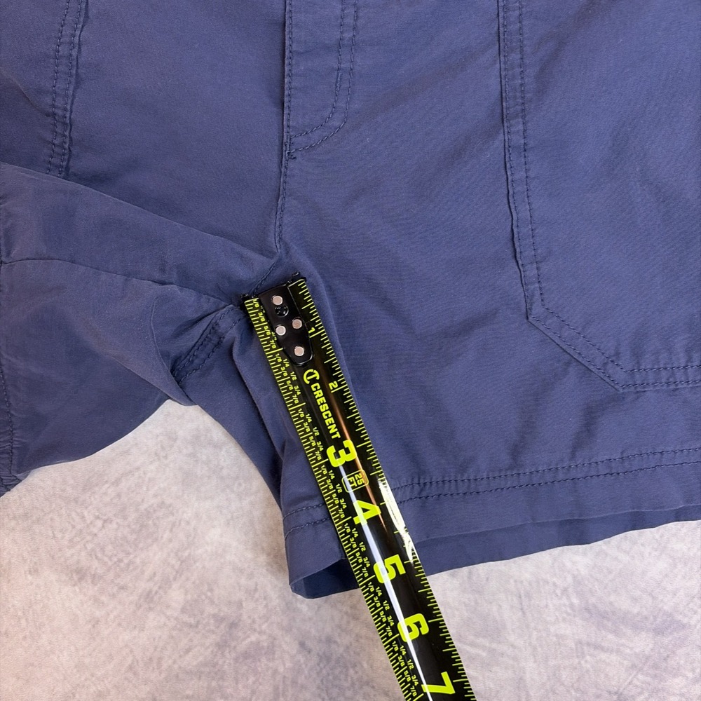 Columbia Womens Navy Blue Hiking Shorts Elastic Waist Stretch Size M Regular - Picture 8 of 11